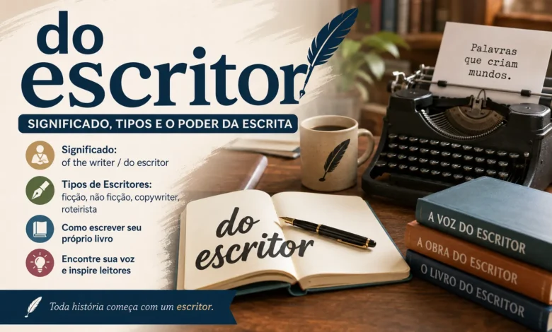 do escritor